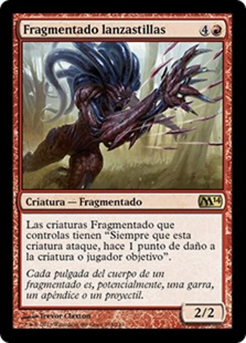 Fractius Lança-espinhos (Thorncaster Sliver) - Magic 2014 (#158) - Illustrated by Trevor Claxton - Magic: The Gathering Card