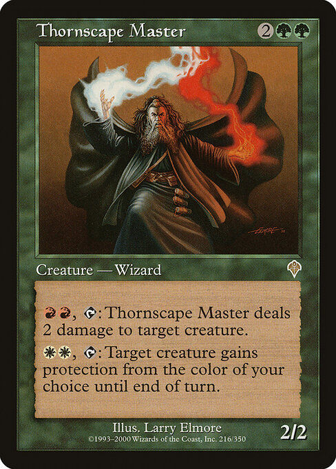 Thornscape Master - Invasion Magic card