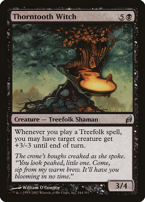Thorntooth Witch - Lorwyn Magic card