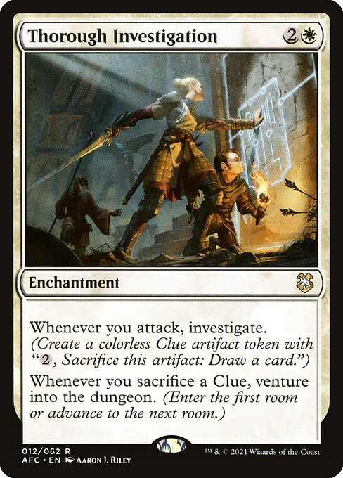 Thorough Investigation - Forgotten Realms Commander Magic card