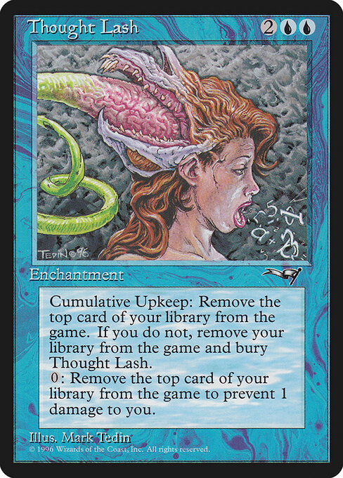 Thought Lash - Masters Edition II (#70) - Illustrated by Mark Tedin - Magic: The Gathering Card