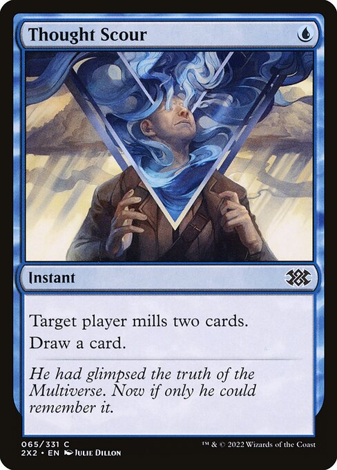Thought Scour - Double Masters 2022 Magic card