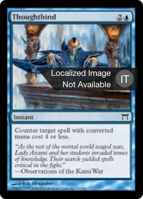 Elo Mental (Thoughtbind) - Champions of Kamigawa (#96) - Illustrated by Rob Alexander - Magic: The Gathering Card