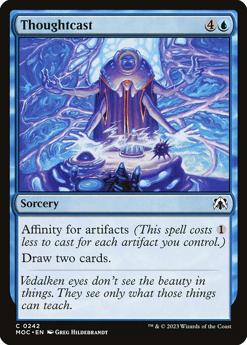 Thoughtcast - March of the Machine Commander Magic card