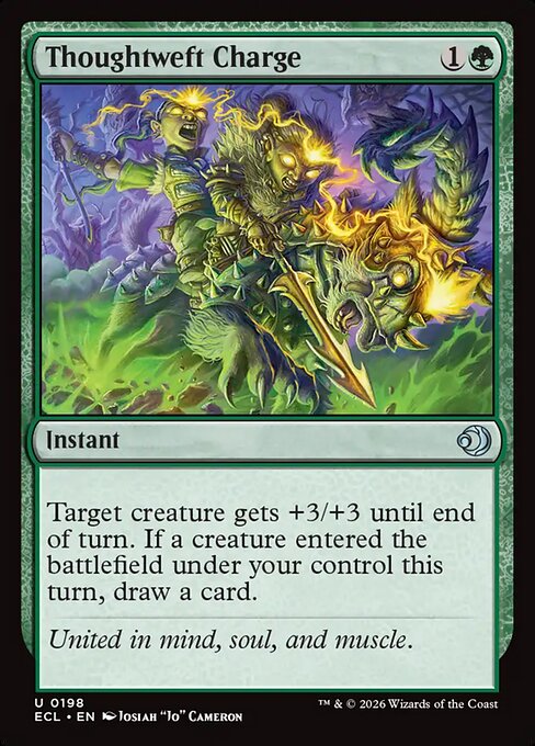 Thoughtweft Charge - Lorwyn Eclipsed Magic card