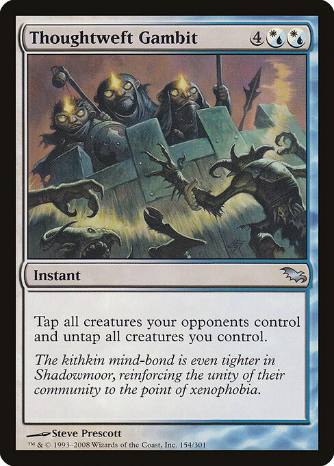 Thoughtweft Gambit - Shadowmoor Magic card