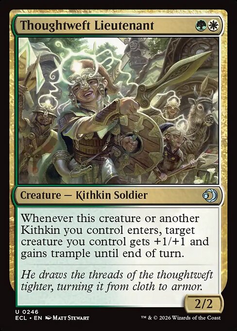 Thoughtweft Lieutenant - Lorwyn Eclipsed Magic card