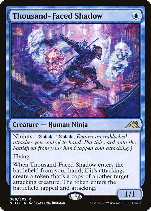 Thousand-Faced Shadow - Kamigawa: Neon Dynasty Magic card