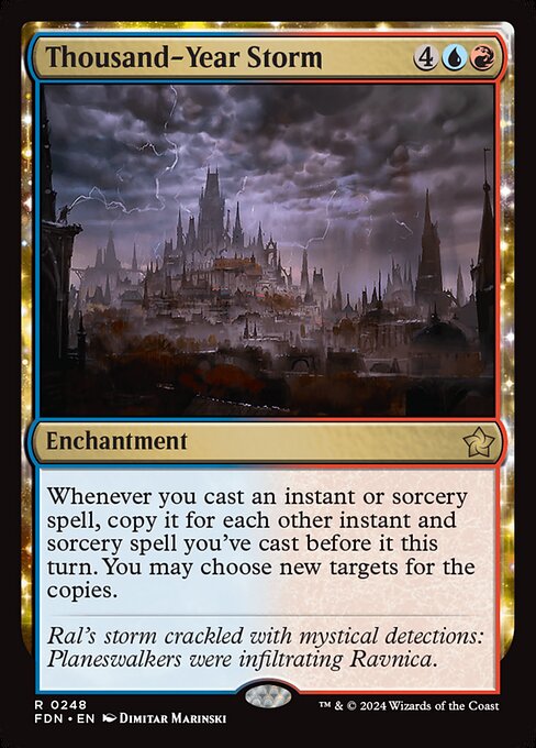 Thousand-Year Storm - Foundations Magic card