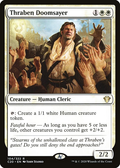 Thraben Doomsayer - Commander 2020 Magic card