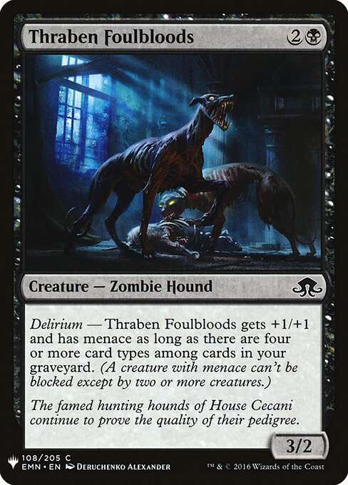 Thraben Foulbloods - Shadows over Innistrad Remastered (#135) - Illustrated by Deruchenko Alexander - Magic: The Gathering Card