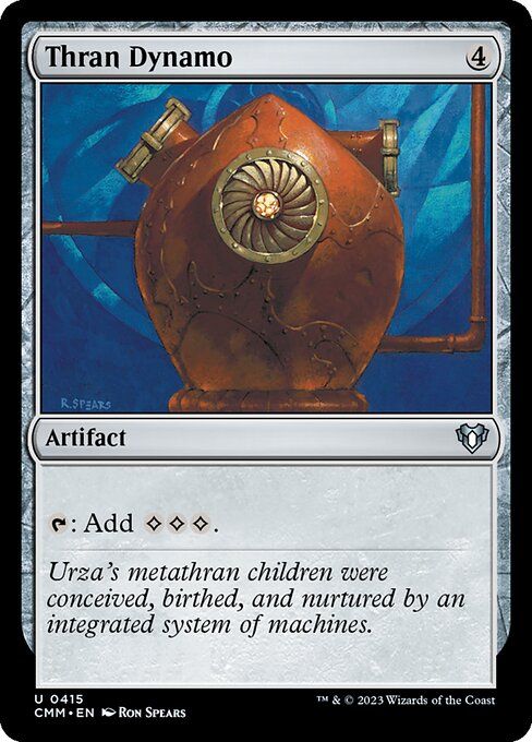 Thran Dynamo - Commander Masters (#415) - Illustrated by Ron Spears - Magic: The Gathering Card