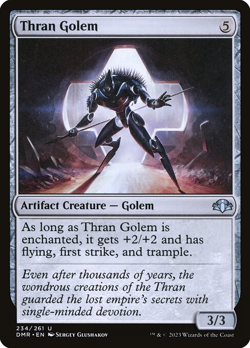 Thran Golem - Dominaria Remastered Magic card