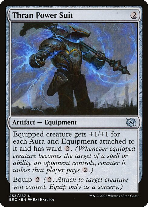 Thran Power Suit - The Brothers' War Magic card