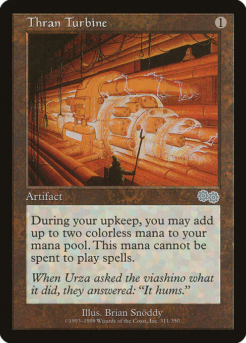 Thran Turbine - Urza's Saga Magic card