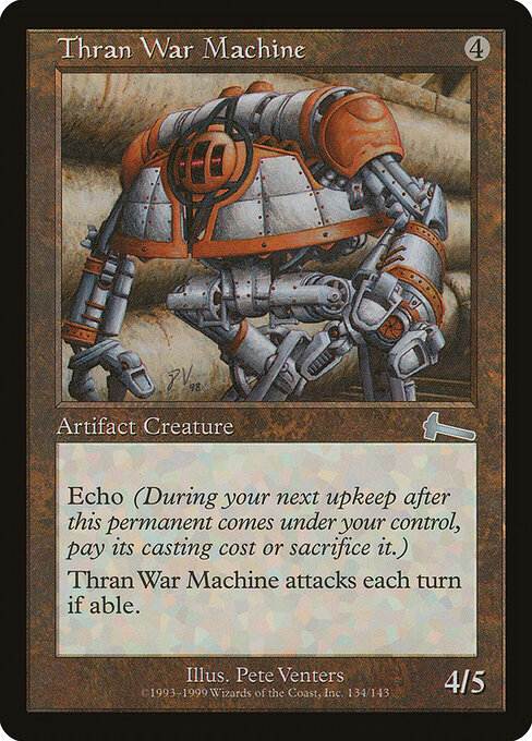Thran War Machine - Urza's Legacy Magic card
