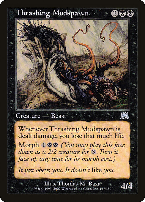 Thrashing Mudspawn - Onslaught Magic card