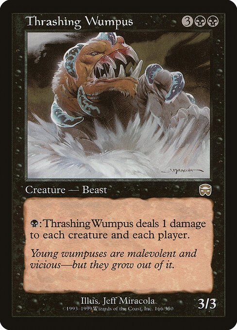 Thrashing Wumpus - Mercadian Masques Magic card