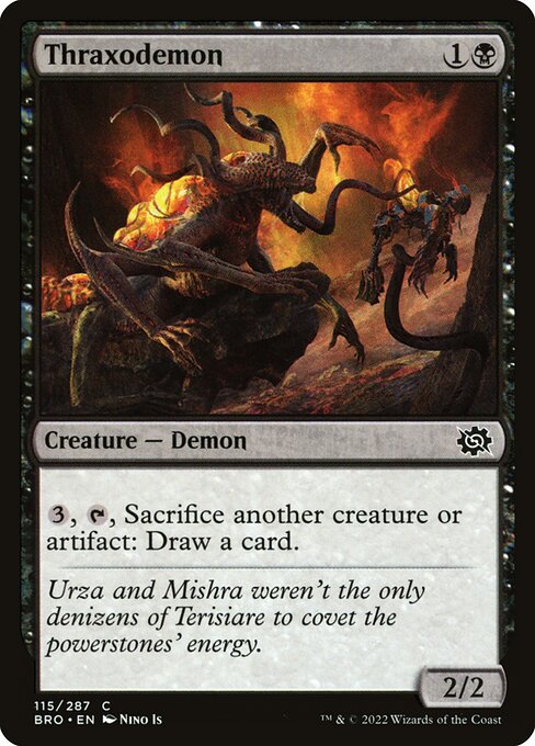 Thraxodemon - The Brothers' War Magic card