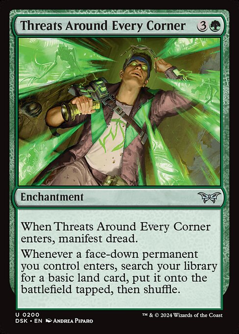 Threats Around Every Corner - Duskmourn: House of Horror Magic card