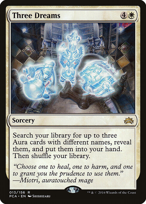 Three Dreams - Planechase Anthology (#13) - Illustrated by Shishizaru - Magic: The Gathering Card