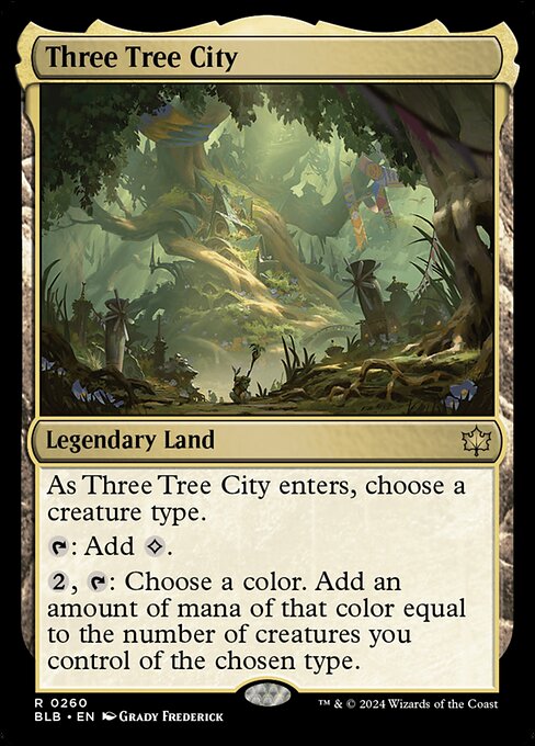 Three Tree City - Bloomburrow Magic card