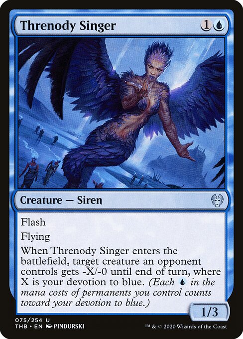 Threnody Singer - Theros Beyond Death Magic card