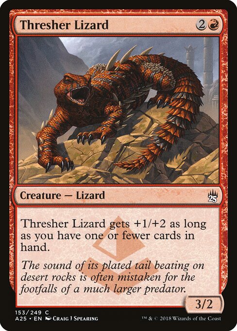Thresher Lizard - Masters 25 Magic card