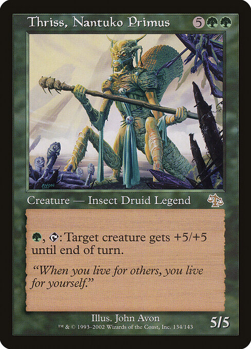 Thriss, Nantuko Primus - Judgment Magic card