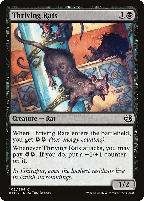 Thriving Rats - Kaladesh Magic card