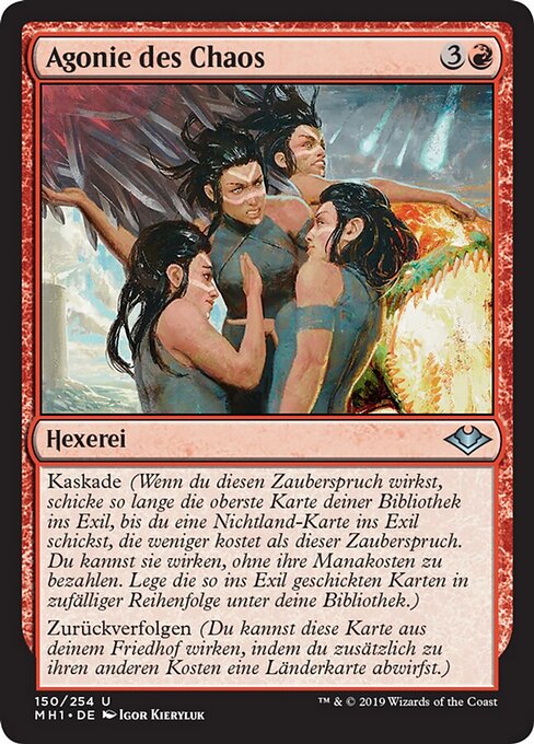 In Preda al Caos (Throes of Chaos) - Forgotten Realms Commander (#146) - Illustrated by Igor Kieryluk - Magic: The Gathering Card