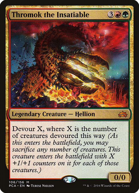 Thromok the Insatiable - Planechase Anthology Magic card
