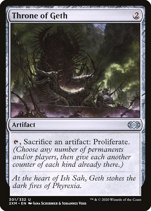 Throne of Geth - Double Masters (#301) - Illustrated by Jana Schirmer & Johannes Voss - Magic: The Gathering Card