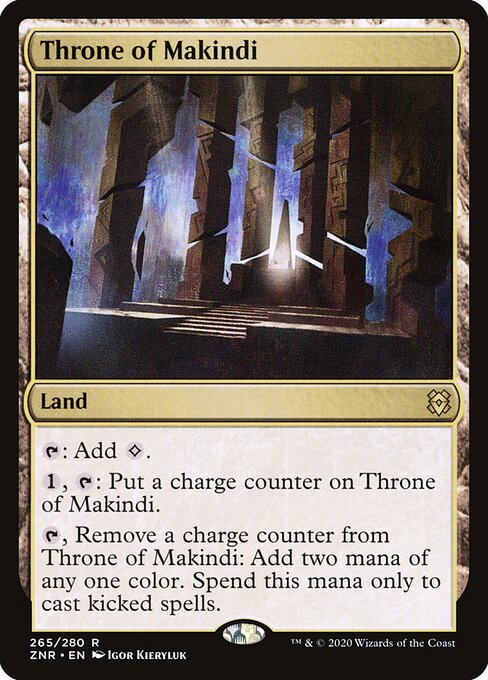 Throne of Makindi - Zendikar Rising Magic card