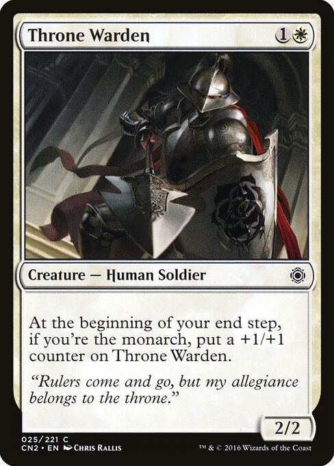 Throne Warden - Conspiracy: Take the Crown Magic card