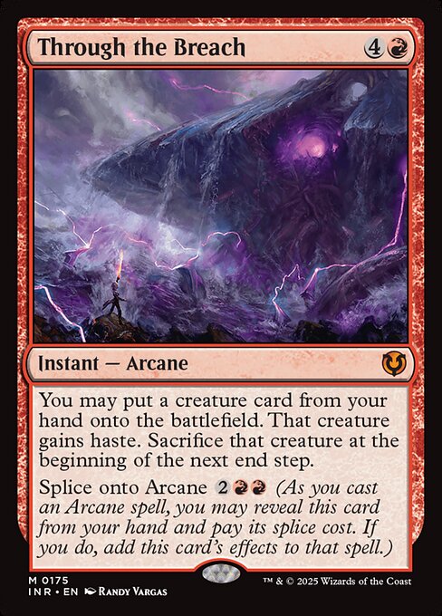 Through the Breach - Innistrad Remastered (#175) - Illustrated by Randy Vargas - Magic: The Gathering Card