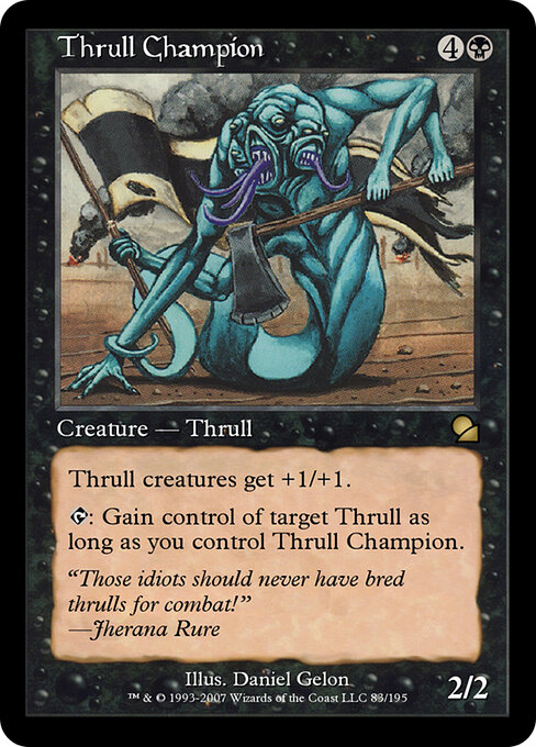 Thrull Champion - Fallen Empires (#44) - Illustrated by Daniel Gelon - Magic: The Gathering Card