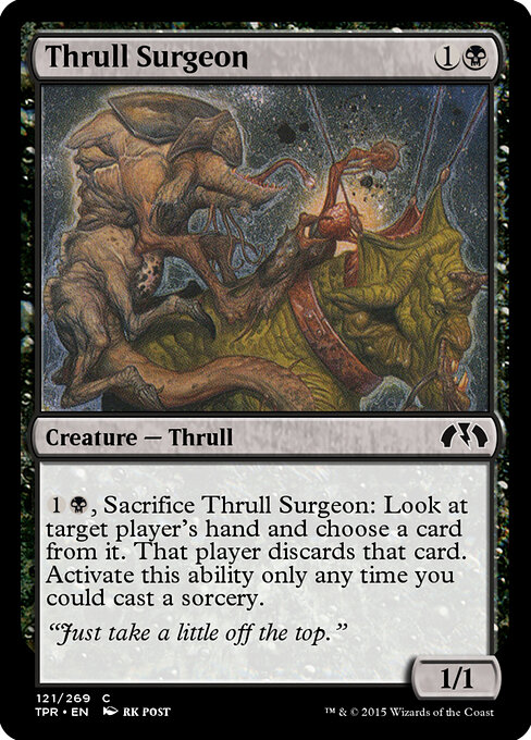 Thrull Surgeon - Tempest Remastered Magic card