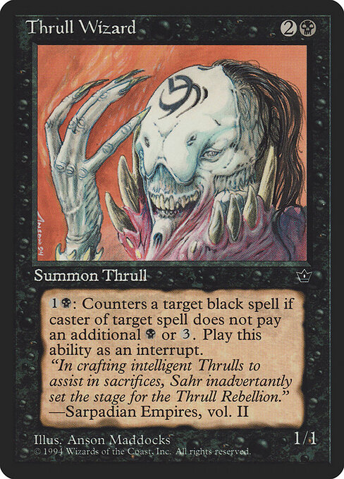 Thrull Wizard - Fallen Empires Magic card