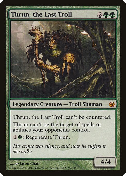 Thrun, the Last Troll - Mirrodin Besieged Magic card