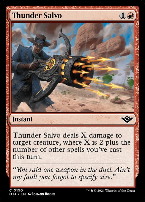 Thunder Salvo - Outlaws of Thunder Junction Magic card