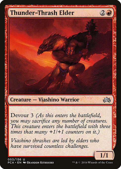 Thunder-Thrash Elder - Planechase Anthology Magic card