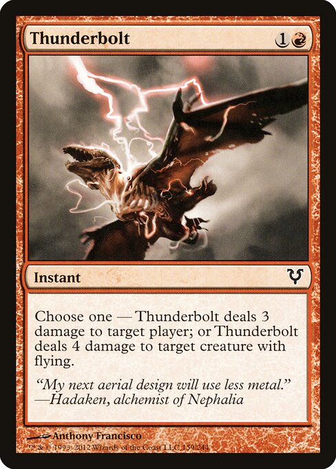 Thunderbolt - Avacyn Restored Magic card