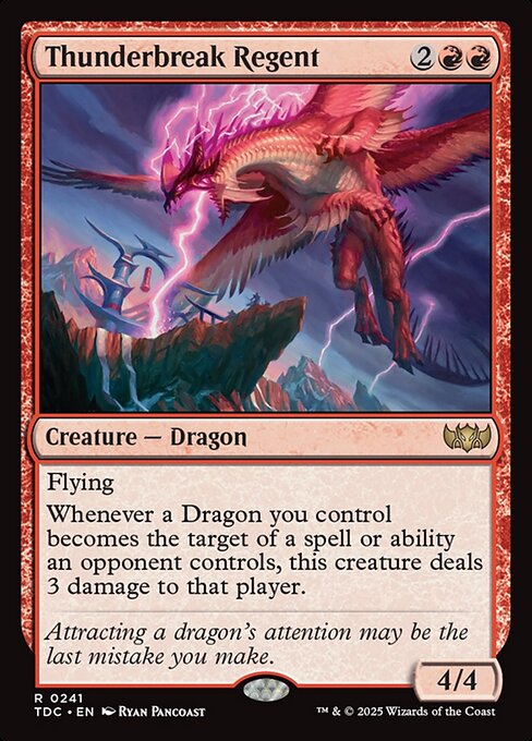 Thunderbreak Regent - Tarkir: Dragonstorm Commander Magic card