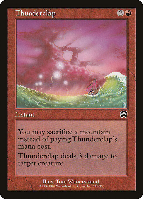 Thunderclap - Mercadian Masques Magic card