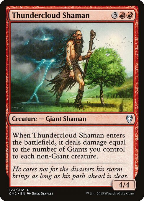 Thundercloud Shaman - Commander Anthology Volume II Magic card