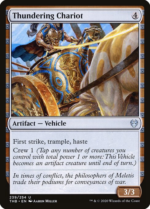 Thundering Chariot - Theros Beyond Death Magic card