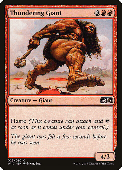 Thundering Giant - Welcome Deck 2017 Magic card