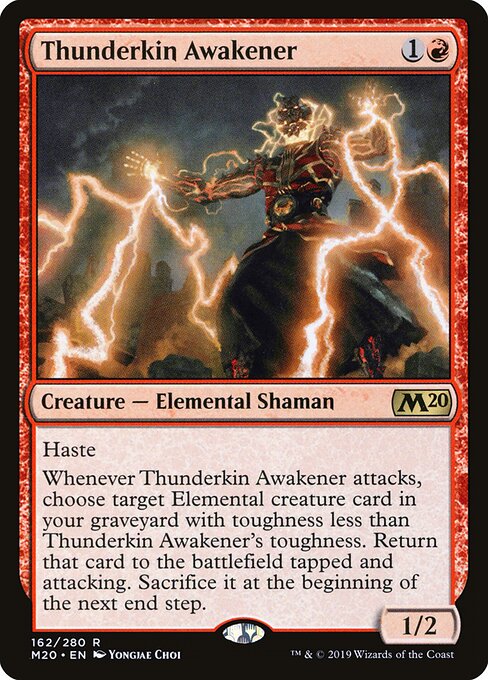 Thunderkin Awakener - Core Set 2020 Magic card