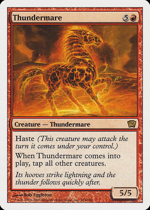Thundermare - Ninth Edition Magic card